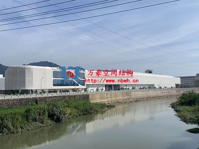 寧波益富樂(lè)公司新廠房外立面PTFE網(wǎng)格膜結(jié)構(gòu)項(xiàng)目